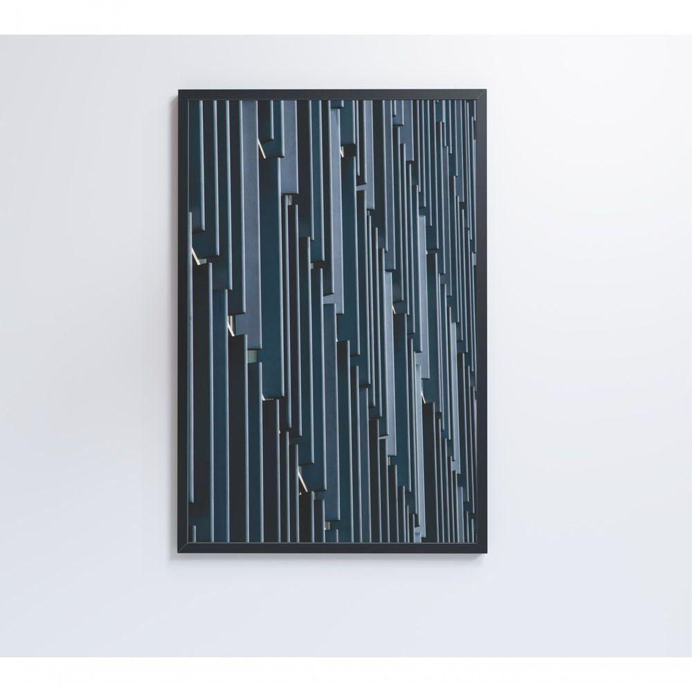 Quadro Arquitetura Monocromática 40x60 Cm Tecido Canvas - 2