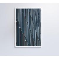 Quadro Arquitetura Monocromática 40x60 Cm Tecido Canvas - 3