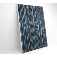 Quadro Arquitetura Monocromática 40x60 Cm Tecido Canvas - 6