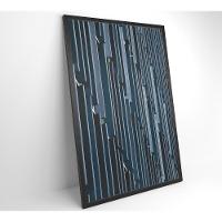 Quadro Arquitetura Monocromática 40x60 Cm Tecido Canvas - 7