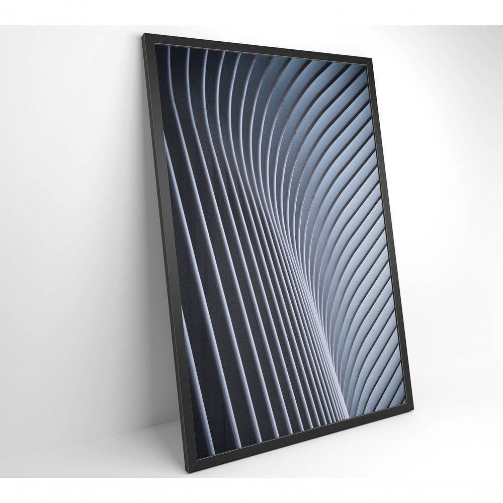 Quadro Arquitetura Curvatura 40x60 Cm Tecido Canvas - 2