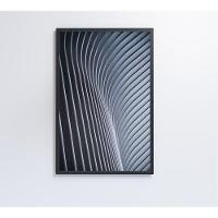 Quadro Arquitetura Curvatura 40x60 Cm Tecido Canvas - 3