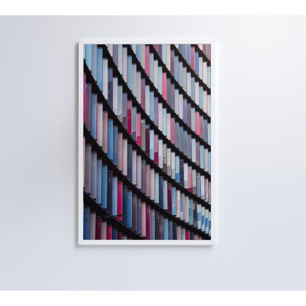 Quadro Arquitetura Ritmo E Cor 40x60 Cm Tecido Canvas - 3