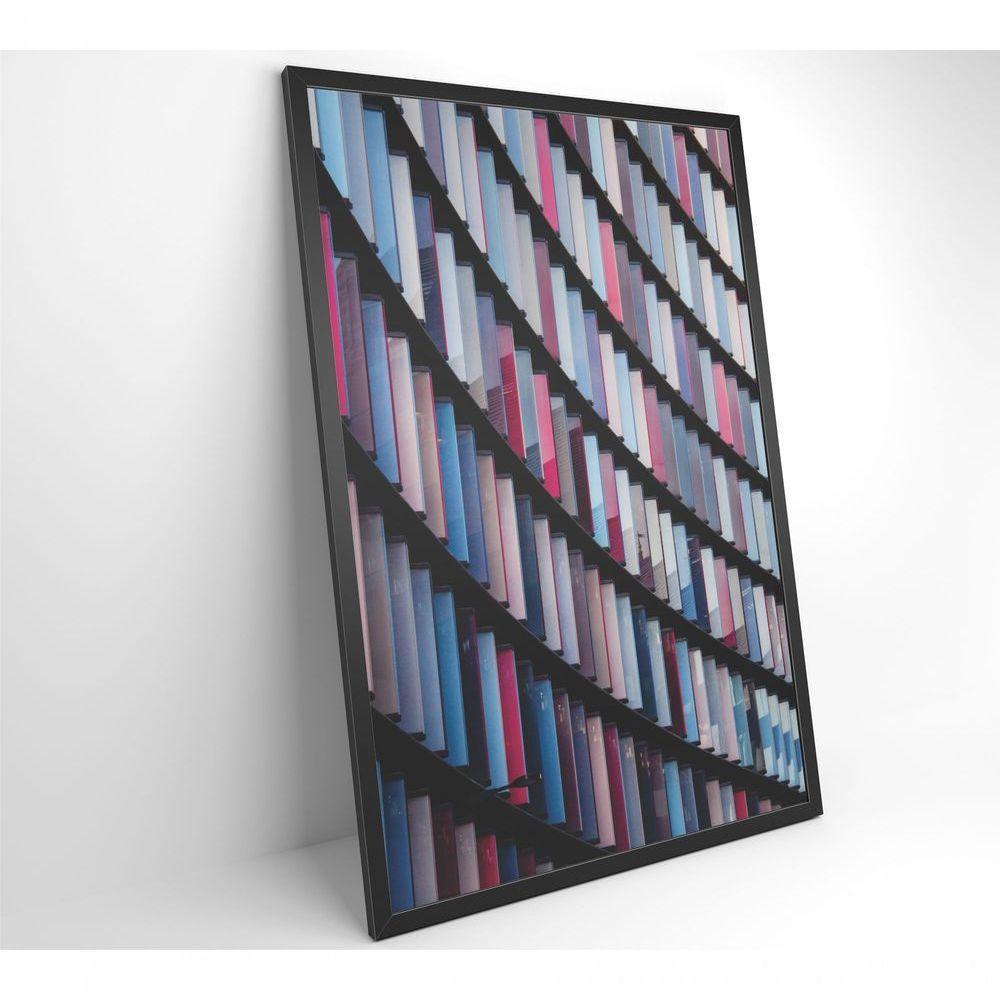 Quadro Arquitetura Ritmo E Cor 40x60 Cm Tecido Canvas - 8