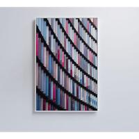 Quadro Arquitetura Ritmo E Cor 40x60 Cm Tecido Canvas - 1