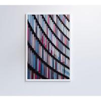 Quadro Arquitetura Ritmo E Cor 40x60 Cm Tecido Canvas - 5