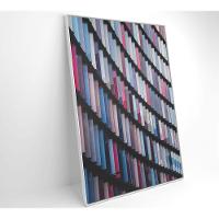 Quadro Arquitetura Ritmo E Cor 40x60 Cm Tecido Canvas - 8