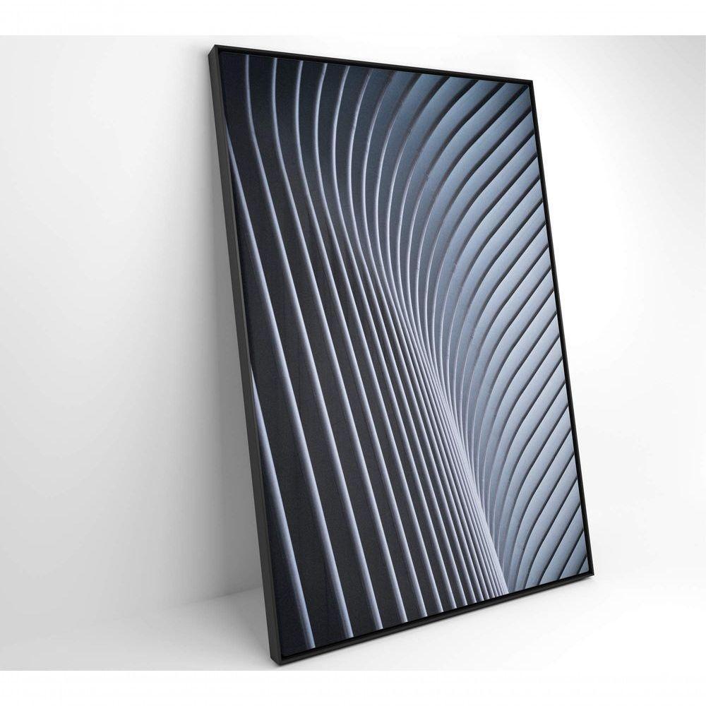 Quadro Arquitetura Curvatura 80x120 Cm Tecido Canvas - 5