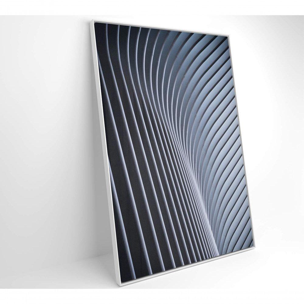 Quadro Arquitetura Curvatura 80x120 Cm Tecido Canvas - 6