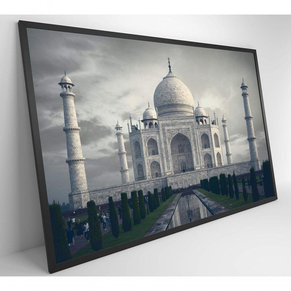 Quadro Taj Mahal 120x80 Cm Tecido Canvas - 3
