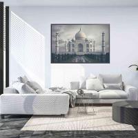 Quadro Taj Mahal 120x80 Cm Tecido Canvas - 1