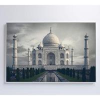 Quadro Taj Mahal 120x80 Cm Tecido Canvas - 2