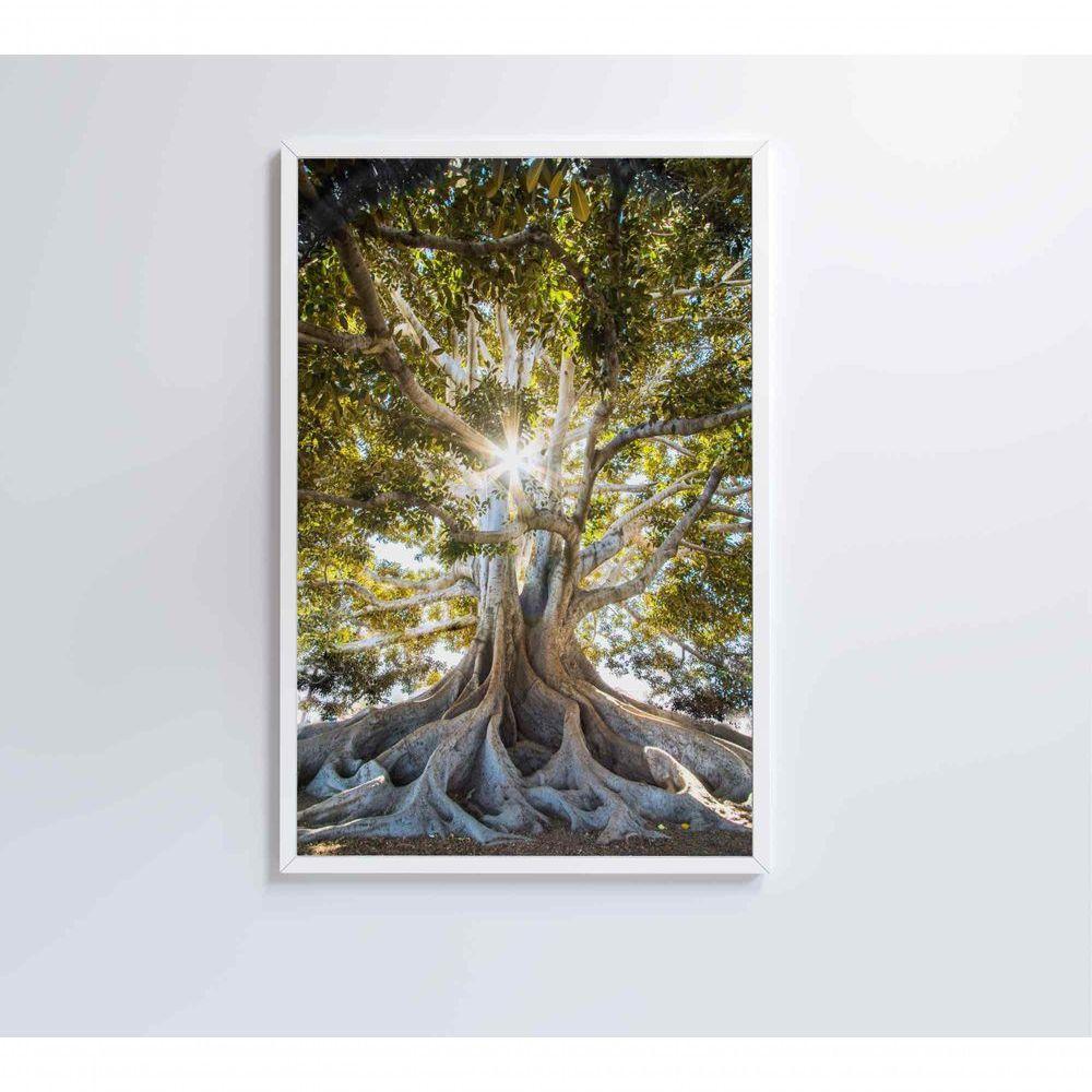 Quadro árvore 60x90 Cm Tecido Canvas - 5
