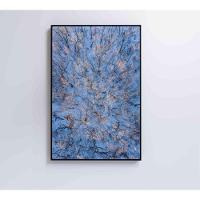 Quadro árvores Secas Neve 60x90 Cm Vidro Impresso - 3