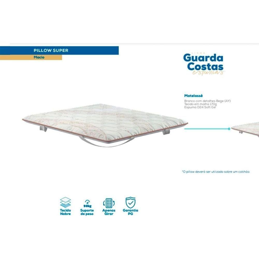 Pillow Top Colchão Solteiro Protection Super Extra Confort (88x188) - Probel - 10