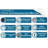 Colchão Viúva para Hotelaria Maxspring Spain Pillow Top (108x198x27) - Herval - 8