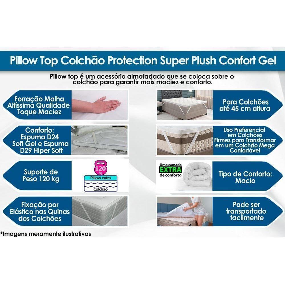 Pillow Top Colchão Solteiro Protection Super Plush Confort (78x188) - Probel - 4