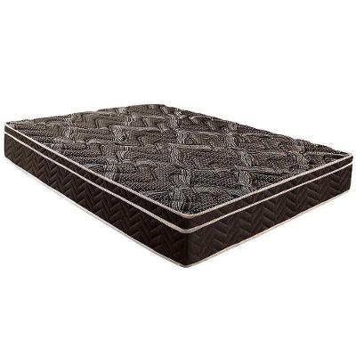 Colchão Viúva Espuma D28 - Ep Anatômico Pasquale Euro Pillow Black (128x188x25) - Paropas