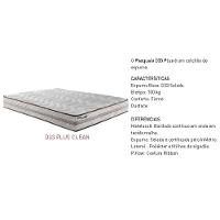 Colchão Viúva Espuma D33 Pasquale Plus Euro Pillow Clean (128x188x25) - Paropas - 6