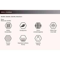 Colchão Solteiro Molas MasterPocket Ensacadas Parma Pillow Top (88x188x22) - Herval - 5