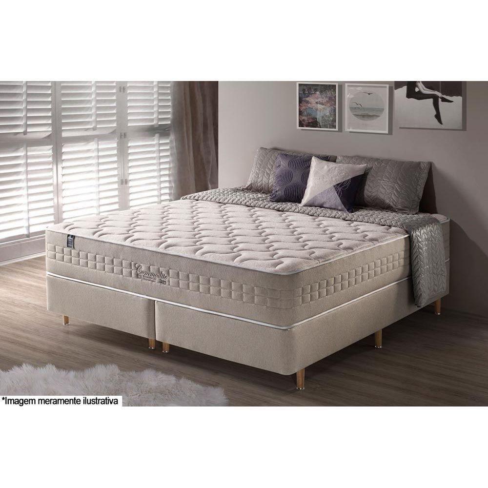 Colchão Queen para Hotelaria Magnético c/ Vibro Massagem c/  Commodite Molas Ensacadas (158x198x34) - Anjos - 4