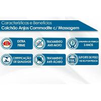 Colchão Queen para Hotelaria Magnético c/ Vibro Massagem c/  Commodite Molas Ensacadas (158x198x34) - Anjos - 3