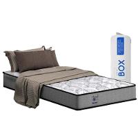 Colchão Solteiro Espuma D45 a Vácuo de Night and Day Gray Bed In Bag 017 (88x188x17) - Probel - 1