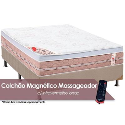 Colchão Casal Magnético Niponpedic Molas Bonnel 138x188cm Feran Ice Castor