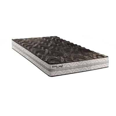 Colchão Solteiro Espuma Pasquale Plus Euro Pillow Black D33 Paropas