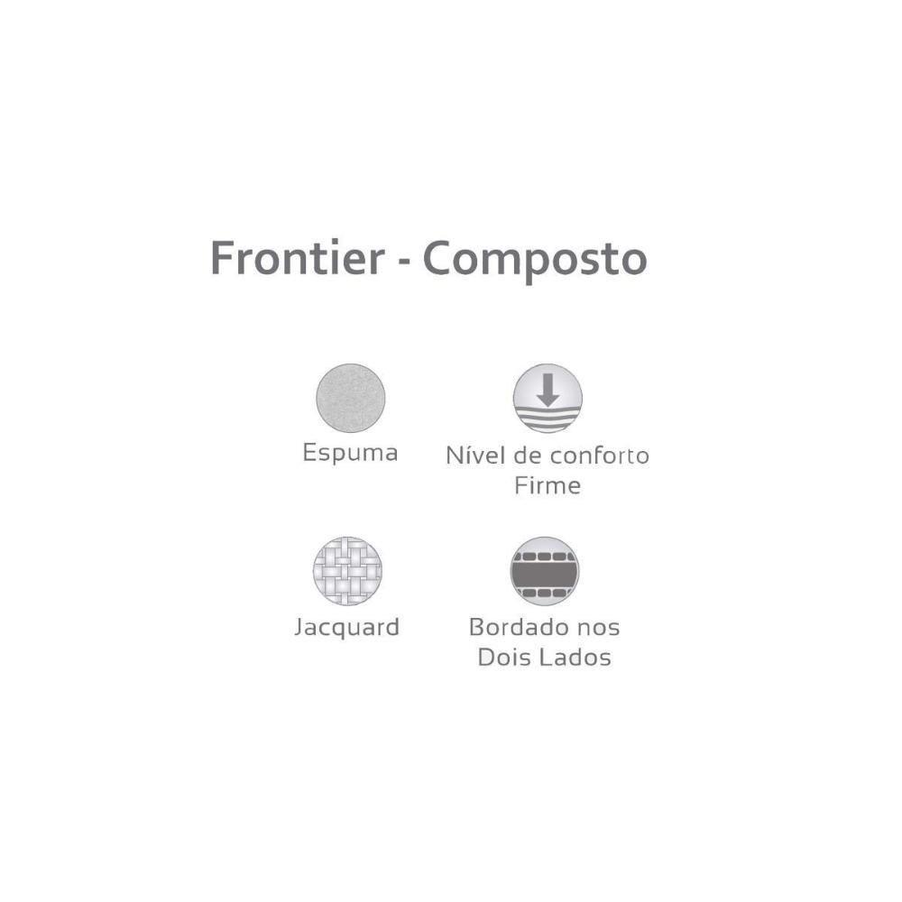 Colchão Casal Espuma Compact Ag 65 - D28 - Frontier Double Face (138x188x17) - Herval - 8