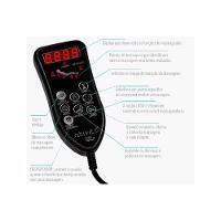 Colchão King Molas Plus Size Magnético c/ Vibro Massagem c/  Commodite Ensacadas (193x203x34) - Anjos