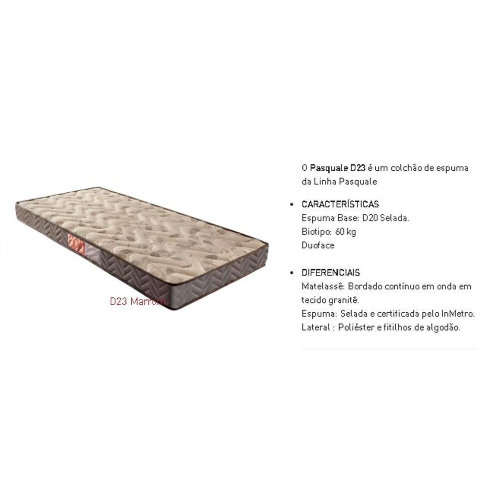 Colchão Casal Espuma D23 Pasquale Clean (138x188x14) - Paropas - 6