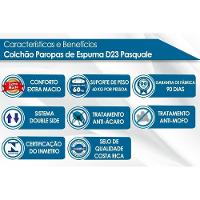Colchão Casal Espuma D23 Pasquale Clean (138x188x14) - Paropas - 2