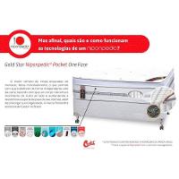 Colchão Casal Molas Pocket Ensacadas Magnético c/Vibro Massagem c/  Niponpedic (138x188x32) - Castor