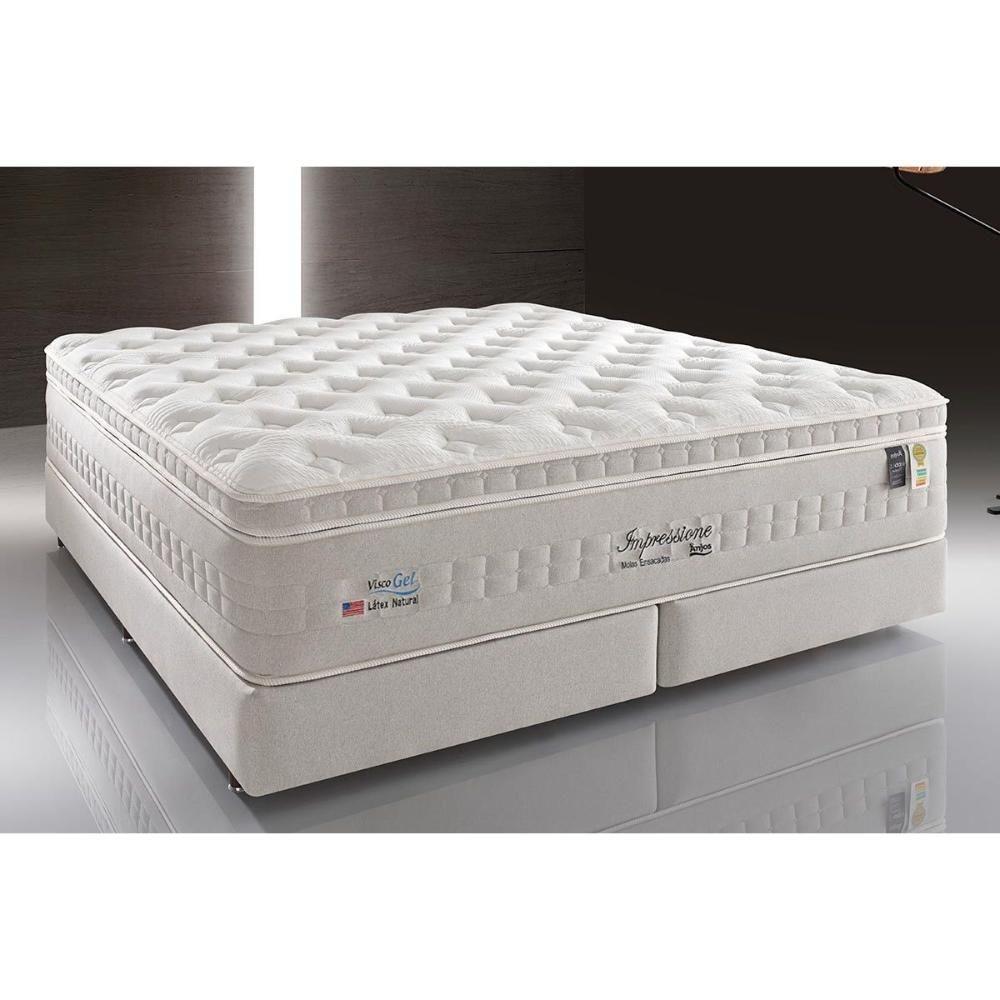 Colchão King para Hotelaria Látex Molas Ensacadas MasterPocket Impressione Visco Euro Pillow (193x203x42) - Anjos - 2