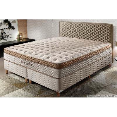 Colchão Queen Molas Ensacadas Masterpocket Eco Linho Euro Pillow Paropas