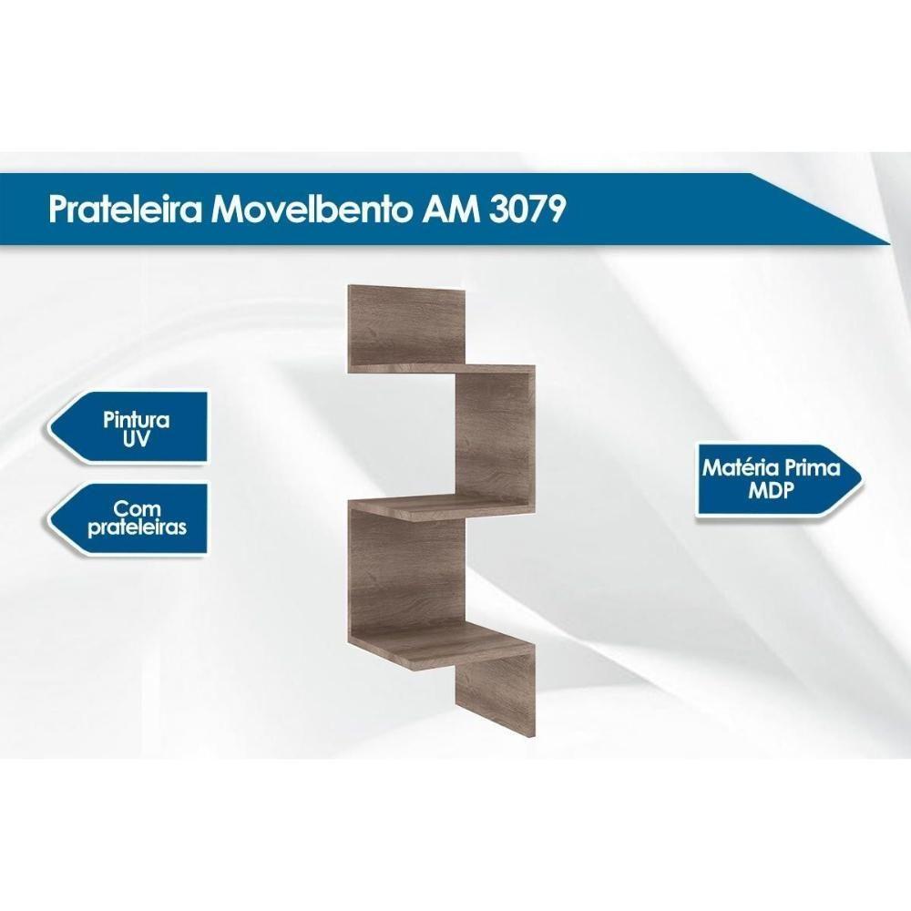 Prateleira De Quarto Am 3079 Branco - Movelbento - 4