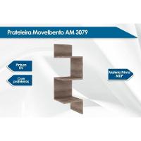 Prateleira Decorativa Quarto Bebê Am 3079 Branco - Movelbento - 2