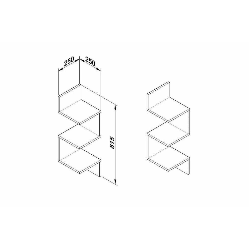 Prateleira Quarto Casal Am 3079 Branco - Movelbento - 4
