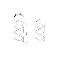Prateleira Quarto Solteiro Am 3079 Branco - Movelbento - 7