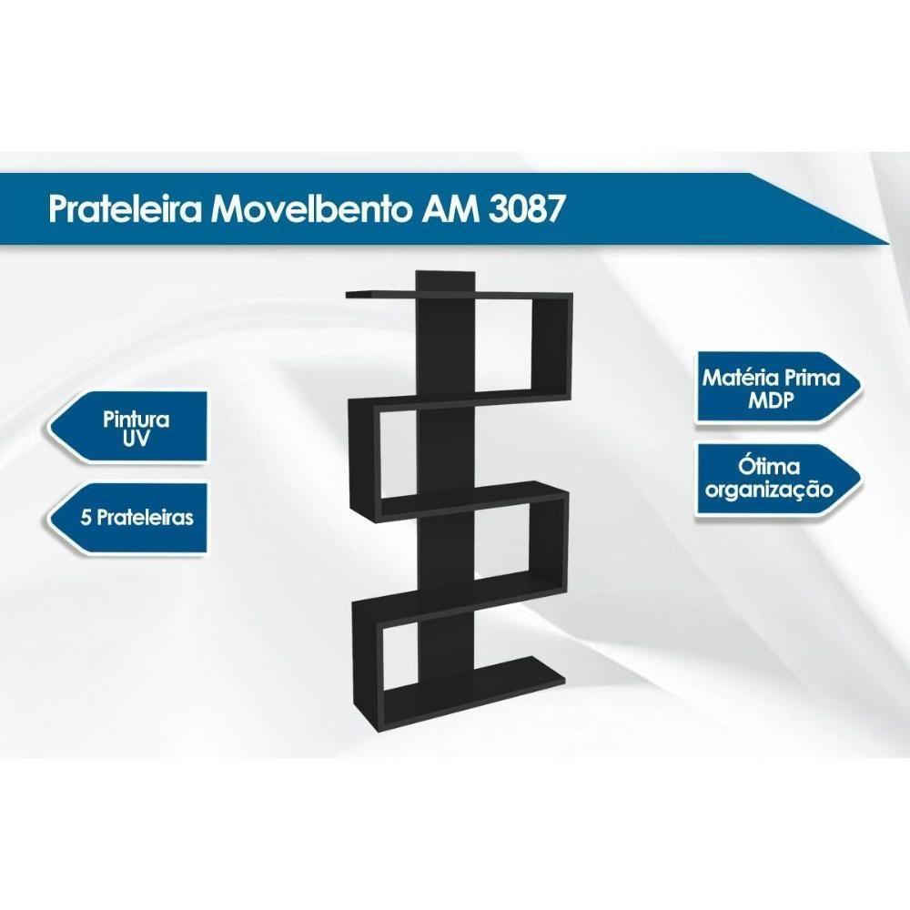 Prateleira de Quarto AM 3087 Rustico - Movelbento - 5