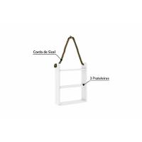 Prateleira de Quarto AM 3119 Branco - Movelbento - 7