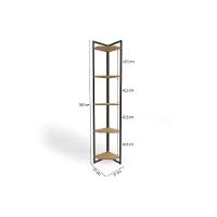 Prateleira De Quarto Industrial Li022 Freijo/preto - Kappesberg - 3