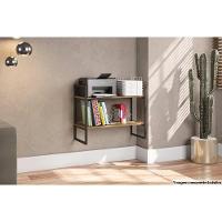 Prateleira Decorativa Quarto Bebê Industrial Li008 Freijo/preto - Kappesberg