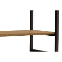 Prateleira Decorativa Quarto Bebê Industrial Li008 Freijo/preto - Kappesberg - 12