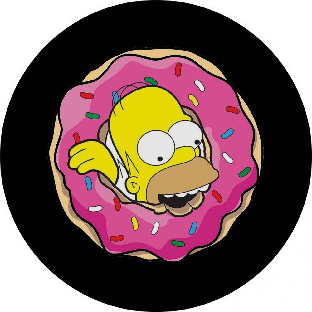 Capa Estepe Ecosport Crossfox Cabo Cadeado Simpsons CN799 - 1