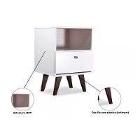 Mesa Cabeceira RT3019 c/ 1 Gaveta Oliva - Movelbento - 6