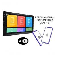 Multimidia Roadstar 9'' Gps Bluetooth Espelhamento Ios