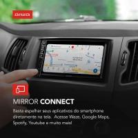 Car áudio Central Multimídia, Aiwa, Tela 7" Hd, Bluetooth, Espelhamento 2din Aws-ca-dd-01 Bivolt . - 7