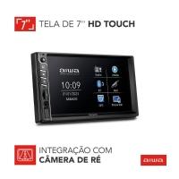 Car áudio Central Multimídia, Aiwa, Tela 7" Hd, Bluetooth, Espelhamento 2din Aws-ca-dd-01 Bivolt . - 8